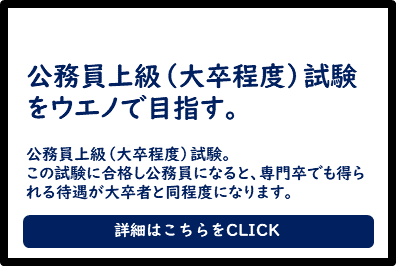 大卒程度公務員について|上野法律ビジネス専門学校